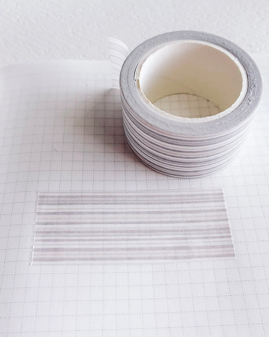 Washitape | grey stripes