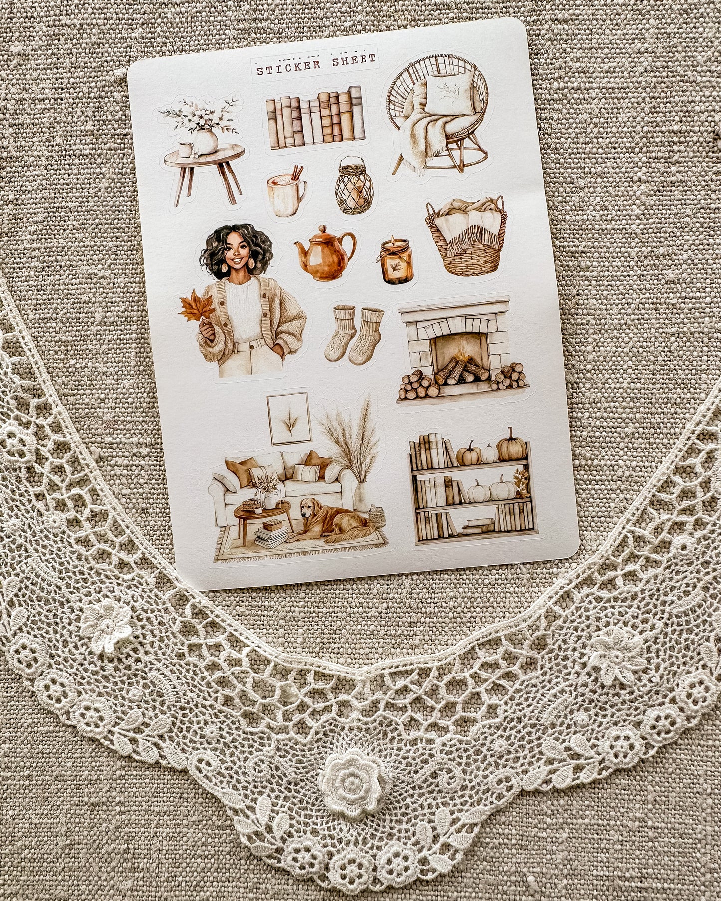 Stickervel | cozy herfst 11