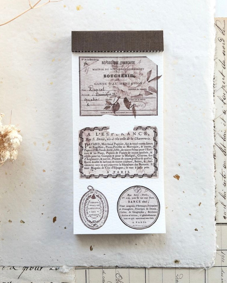 Notepad | Crafting French labels