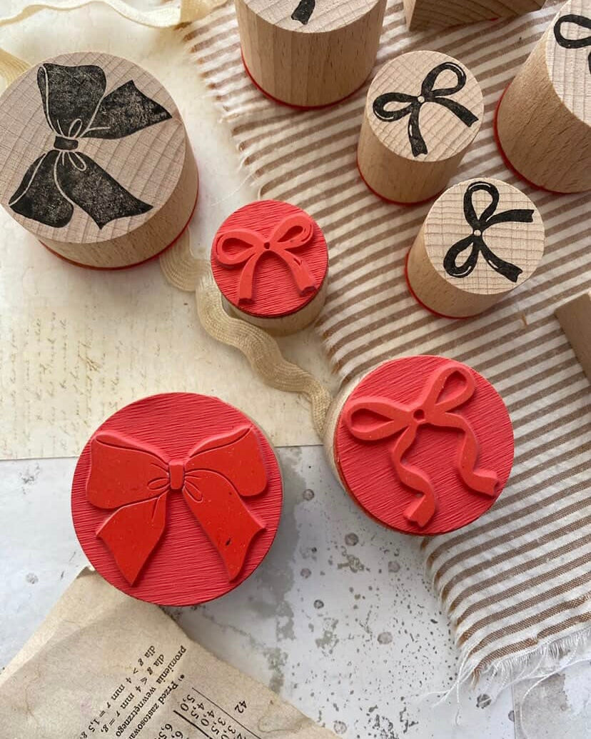 Houten stempel | strikken