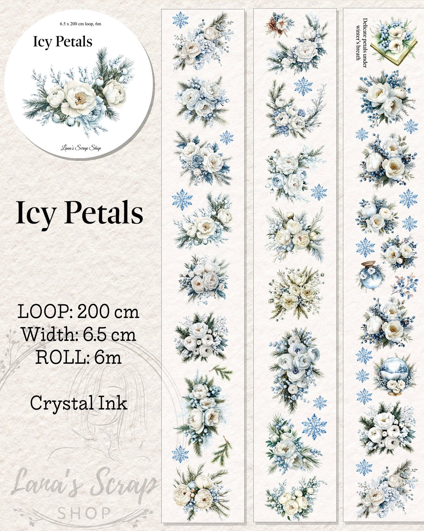 Pettape | Icy petals