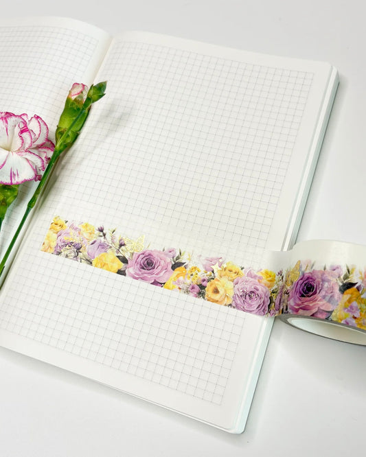 Washitape | spring lilac | flower collage