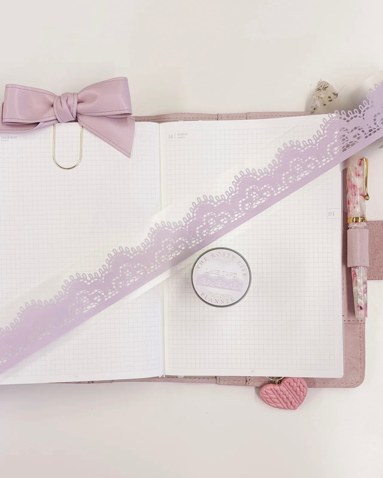 Pettape| lila lace
