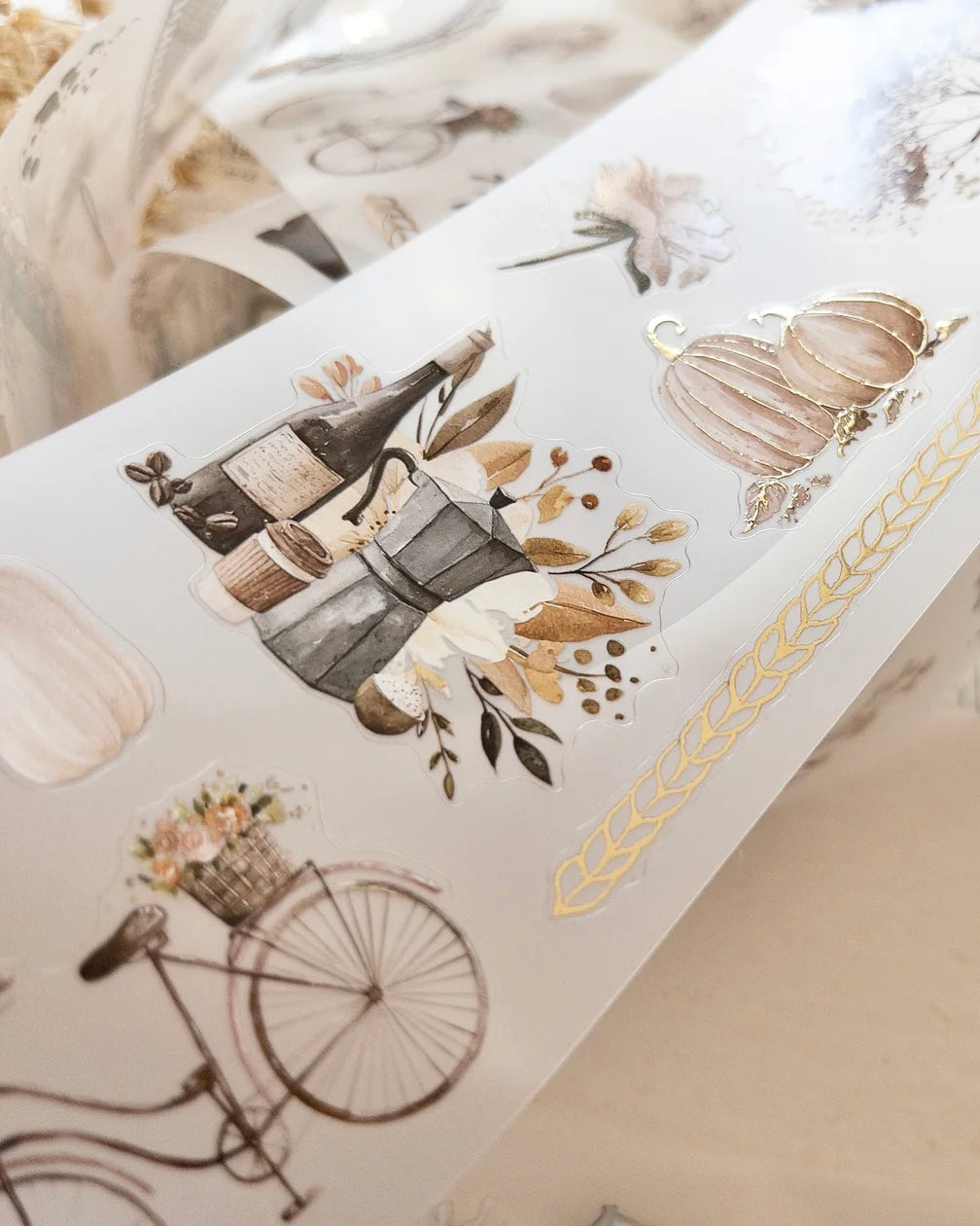 Pettape | Bonjour l'automne | gold foil