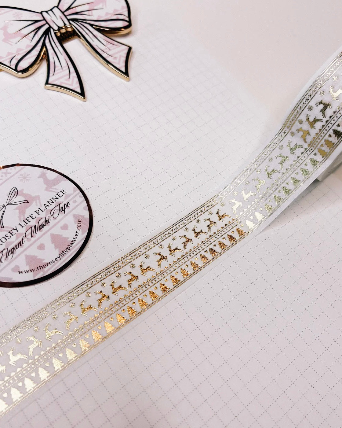 Washitape | winter love gold