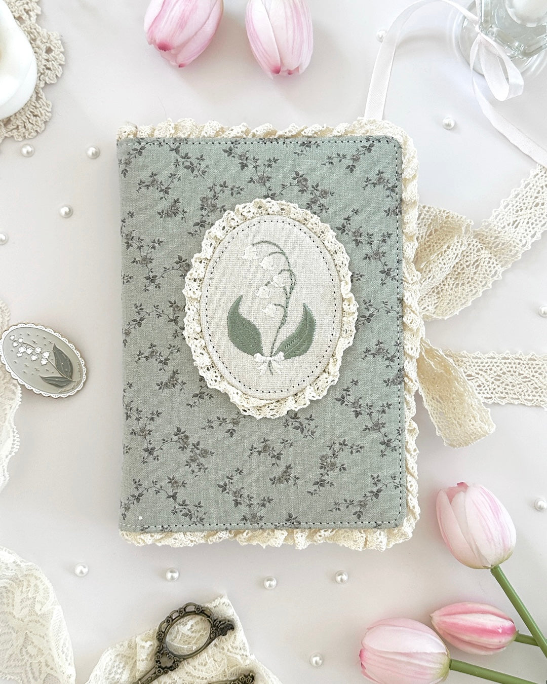 Journal Cover | B6 | Lily of the valley