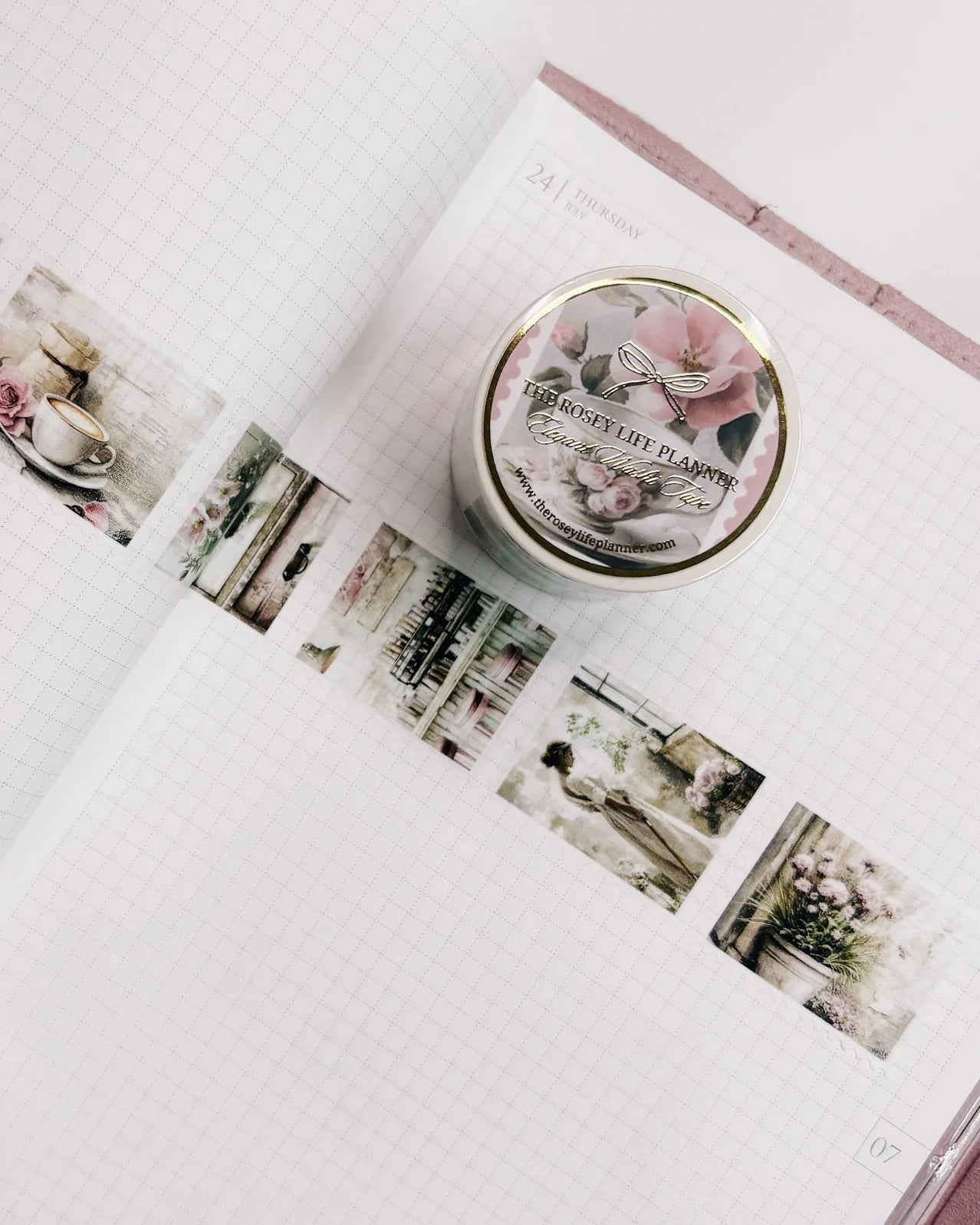 Washitape | pre cut stamps tea party