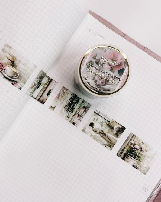 Washitape | pre cut stamps tea party