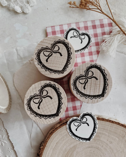 Houten stempel | ALHM | hartje