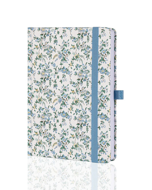 Journal | floral blue
