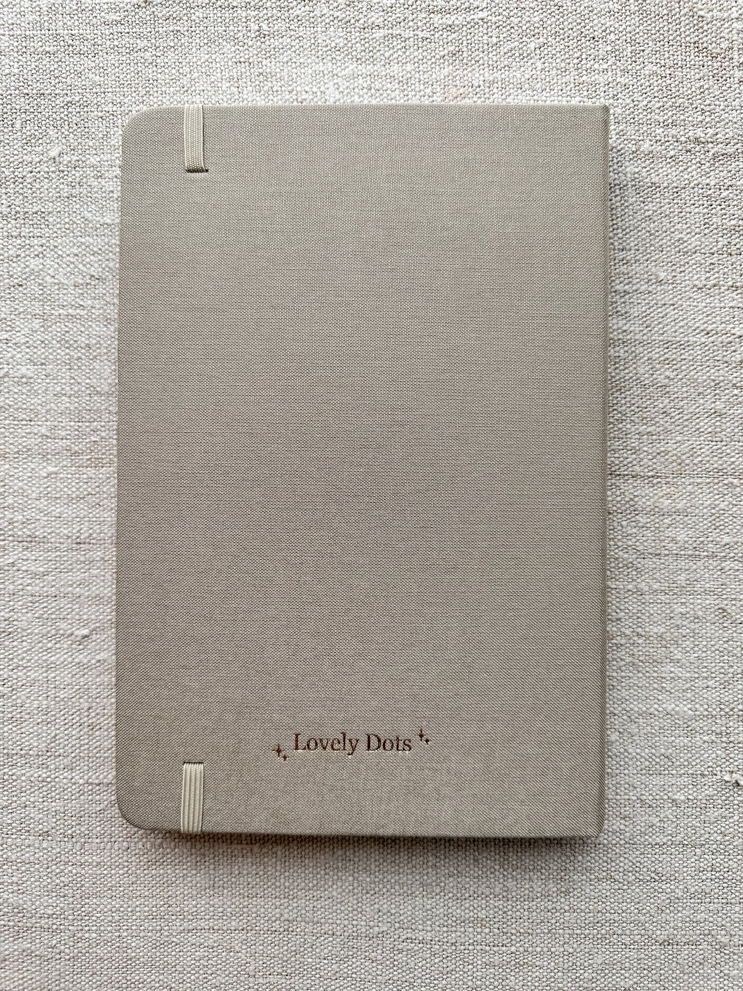 Lovely Dots journal | taupegroen