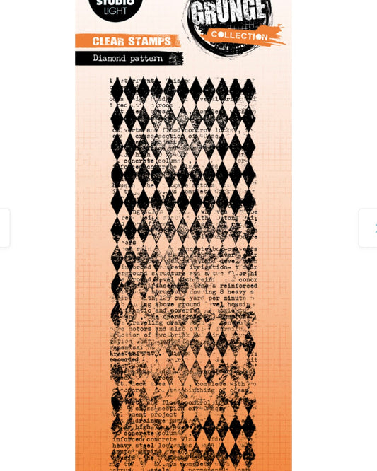 Clear stamp |diamant pattern