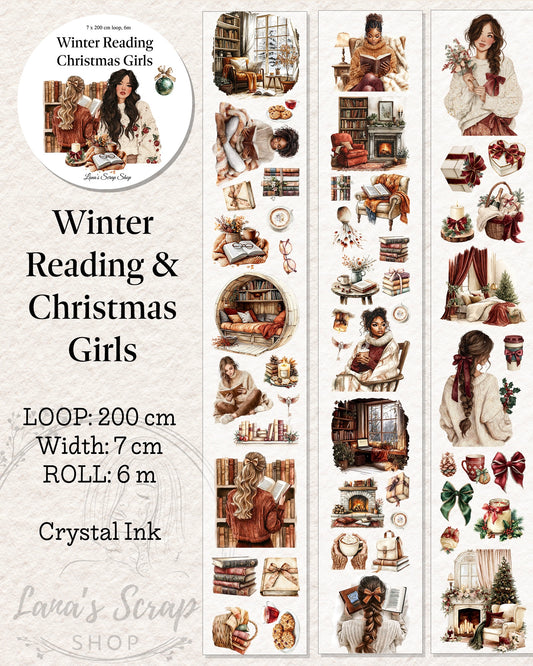 Pettape | winter reading Christmas girls