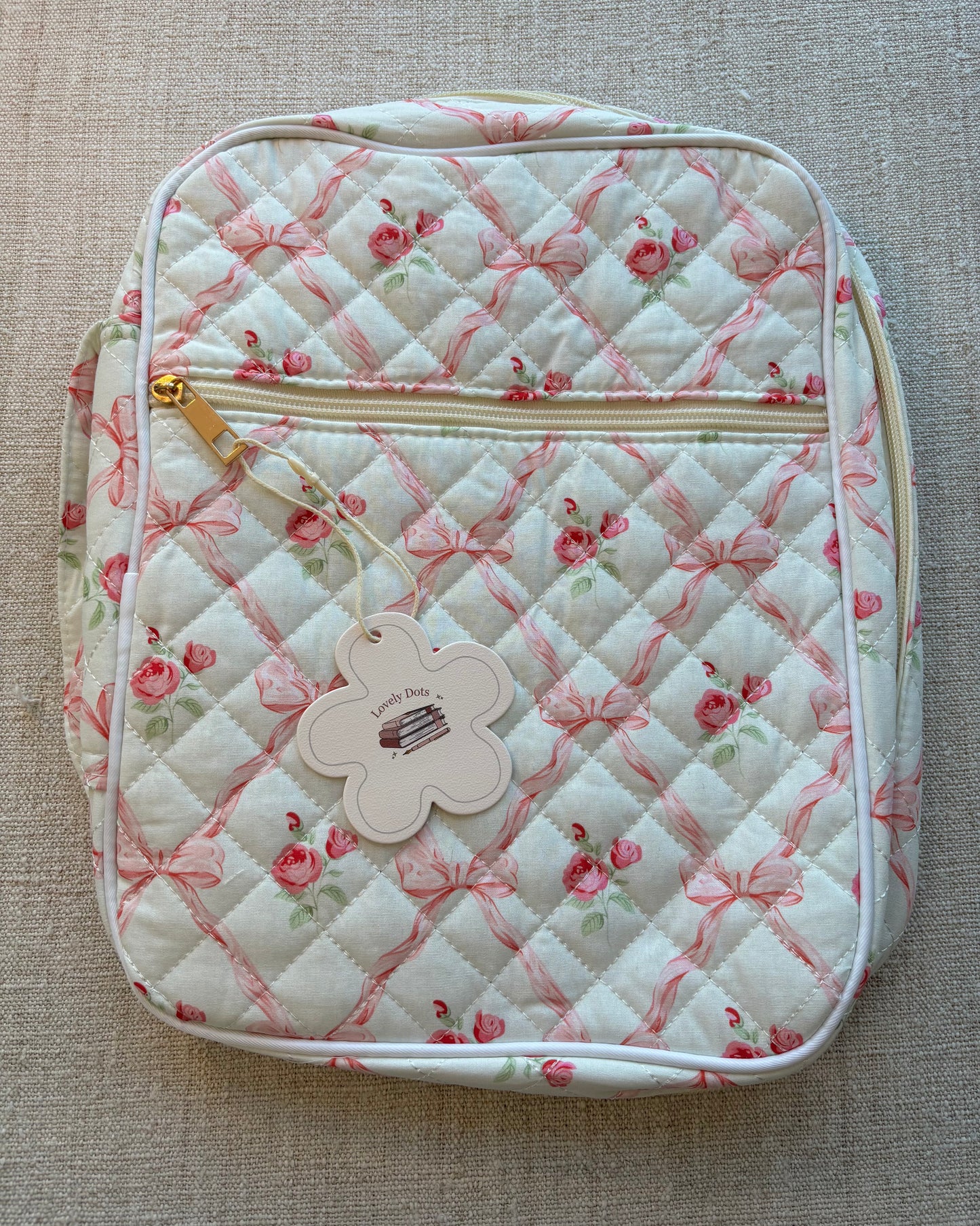 Pouche | strikjes met rozen