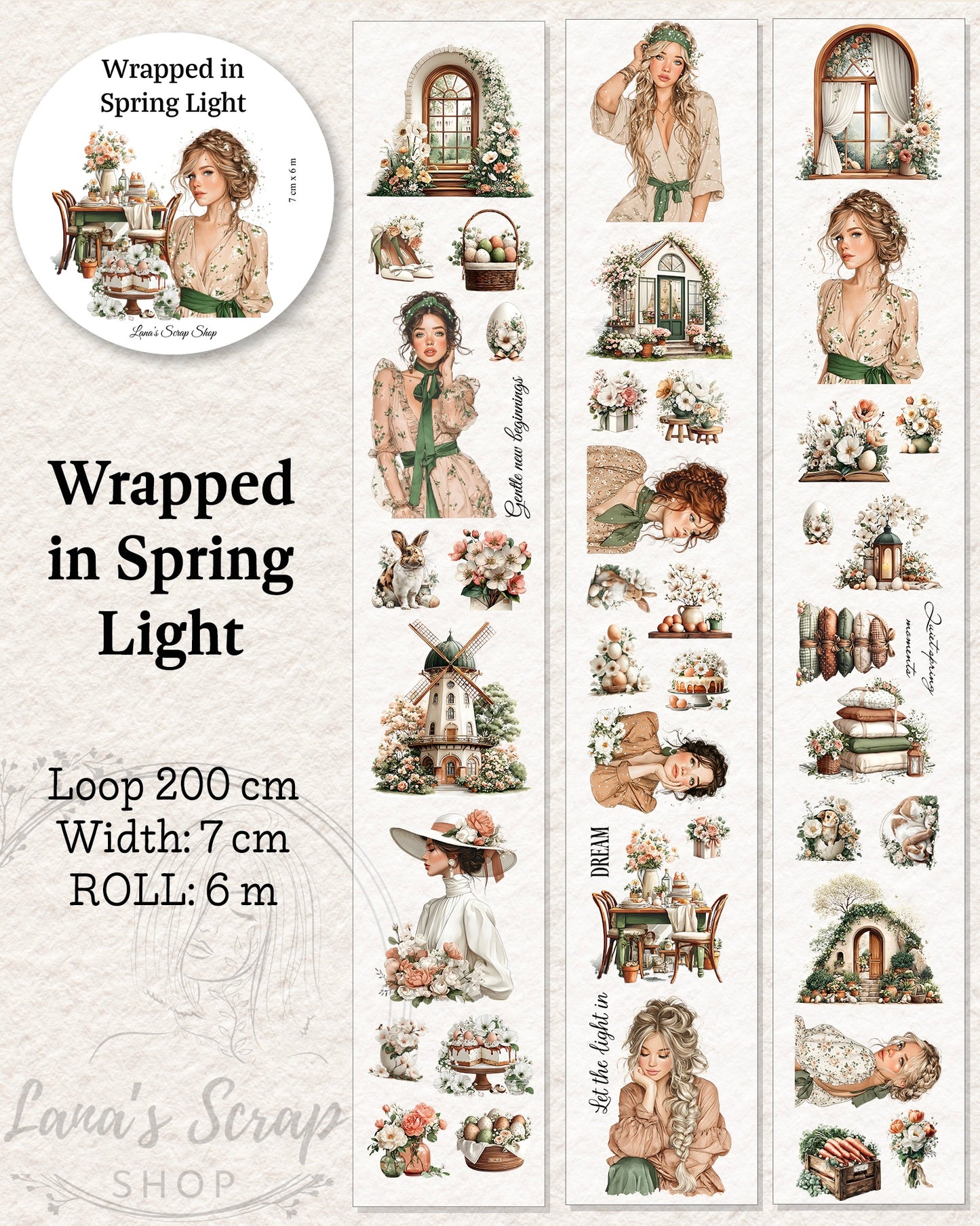 Pettape | wrapped in spring light
