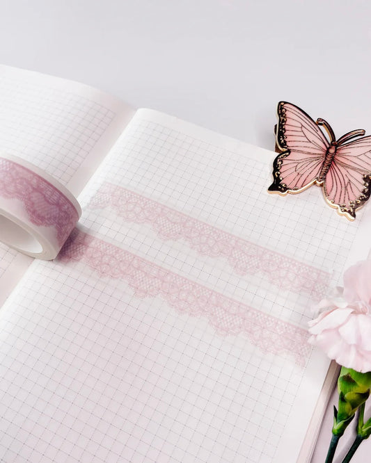 Washitape | Jane Austen  | pink lace