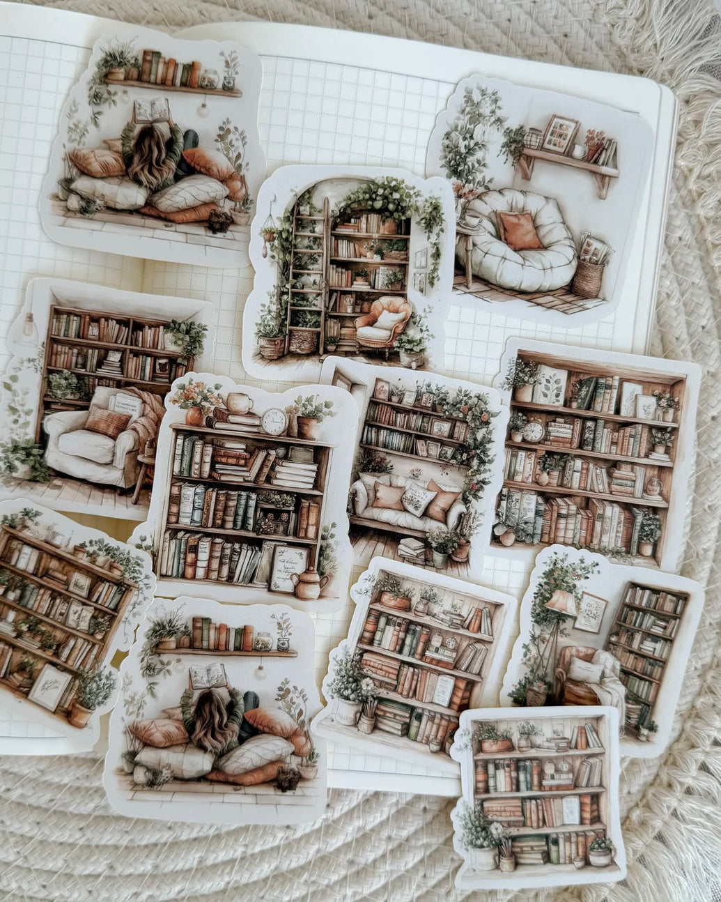 Stickers | boekenkasten