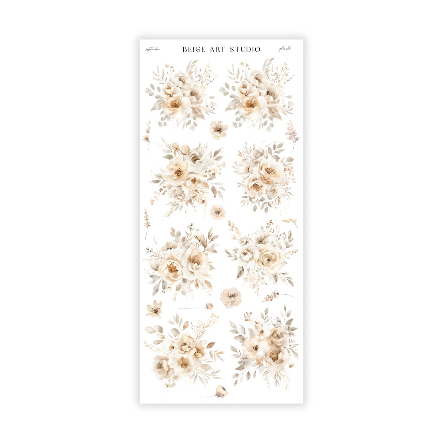 Stickervel set | beige dream