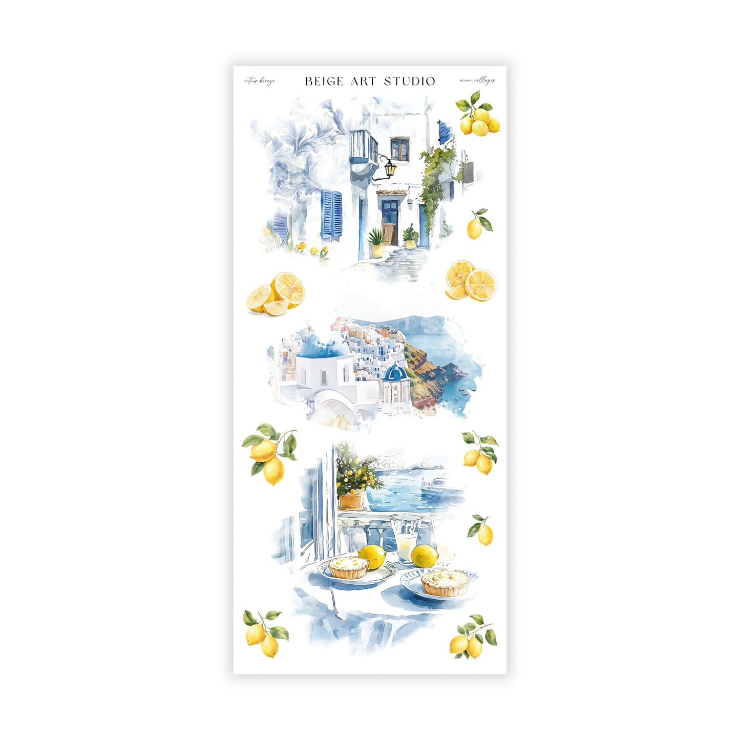 Stickervel set | citrus breeze