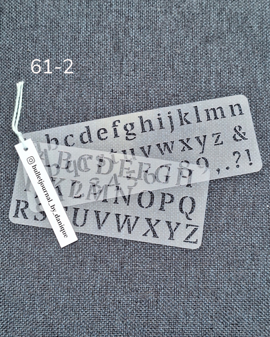 Stencil | nummer 61-2