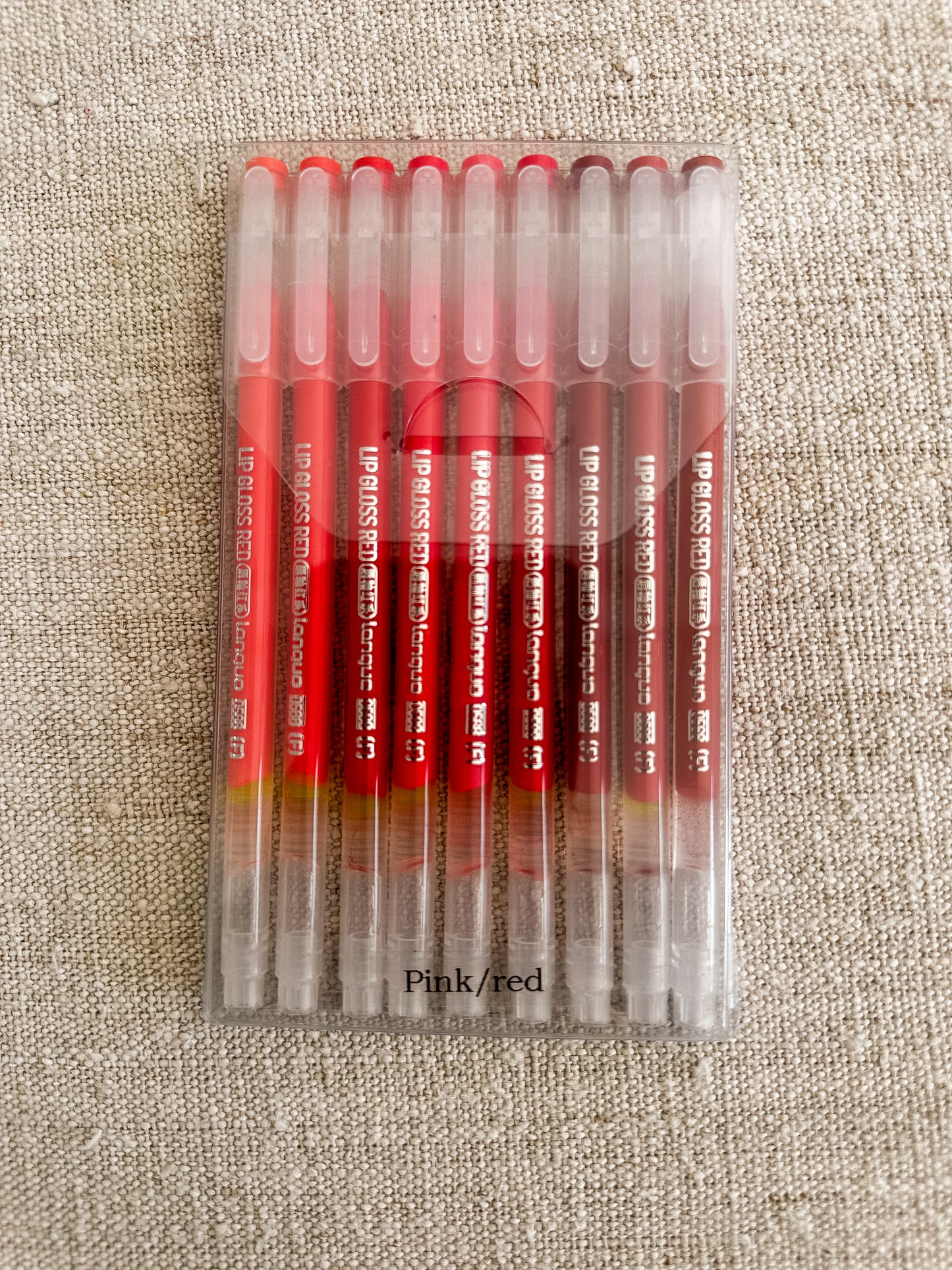 Acryl pennen - pink/red