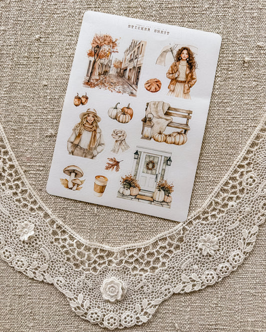 Stickervel | cozy herfst 8