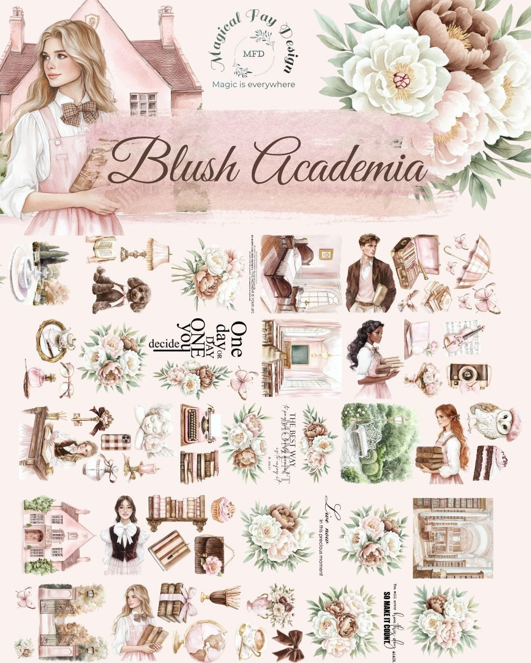 Pettape | blush academia