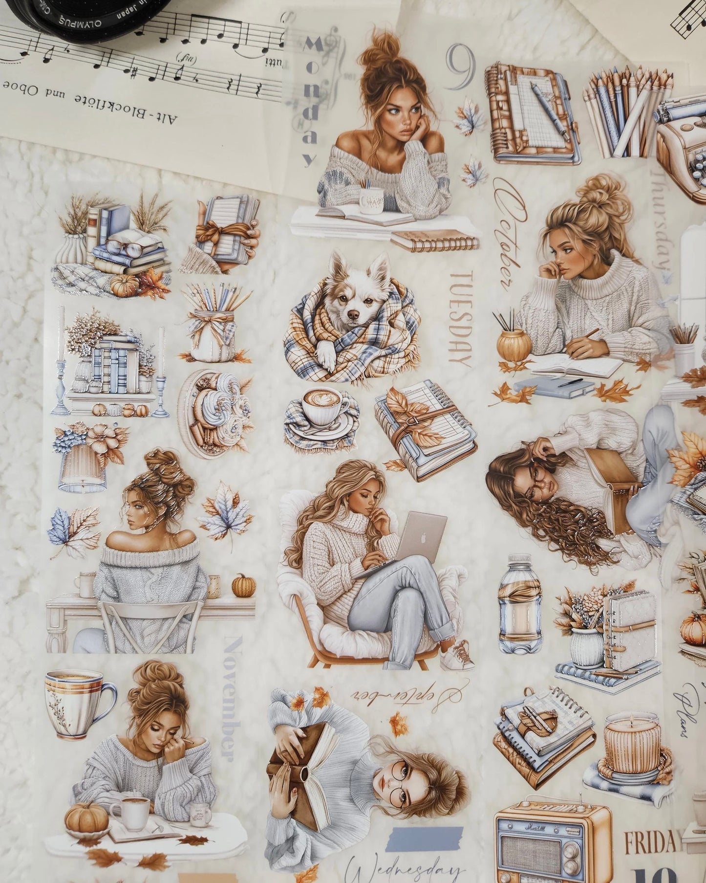 Pettape | autumn planning girls