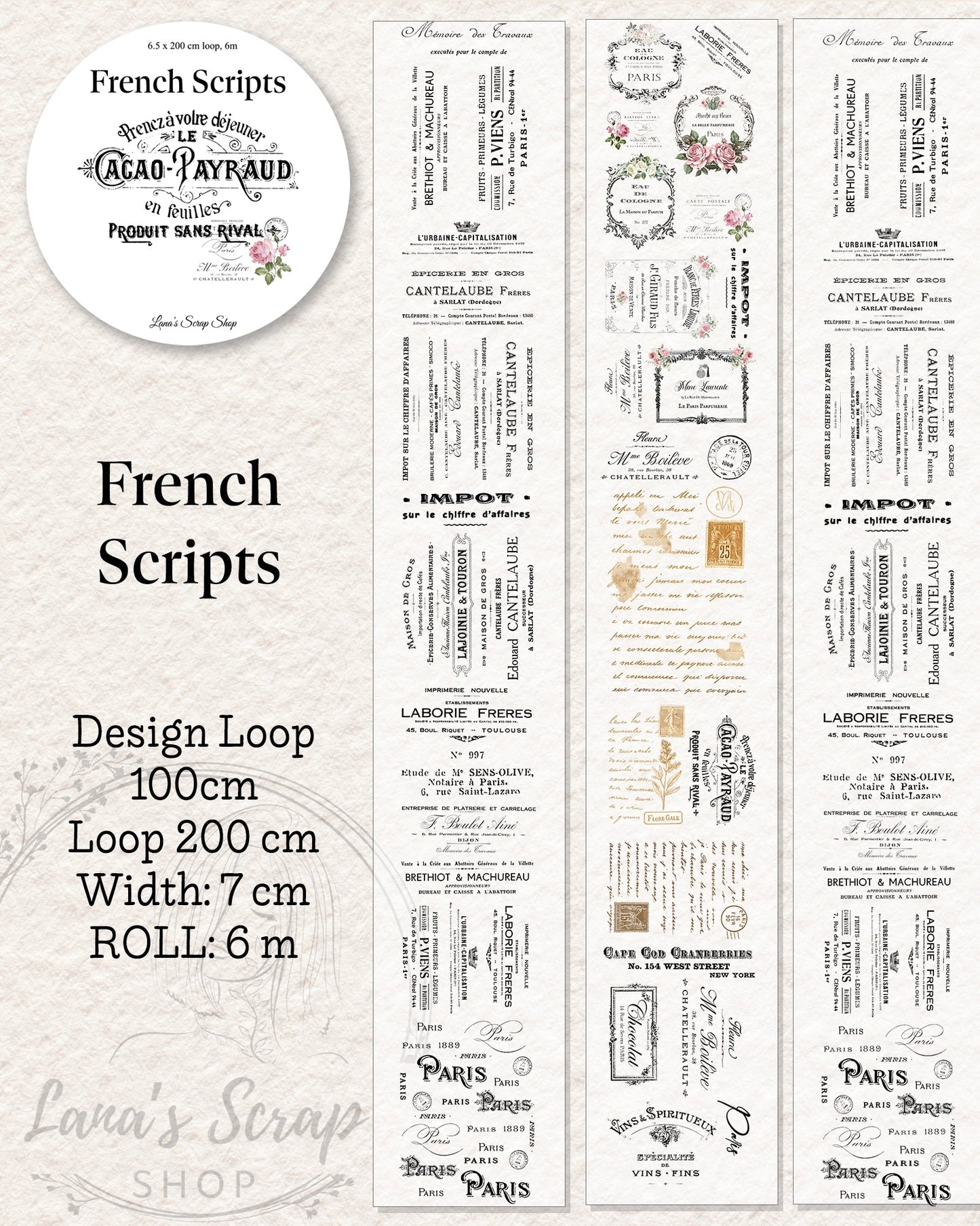 Pettape |French scripts