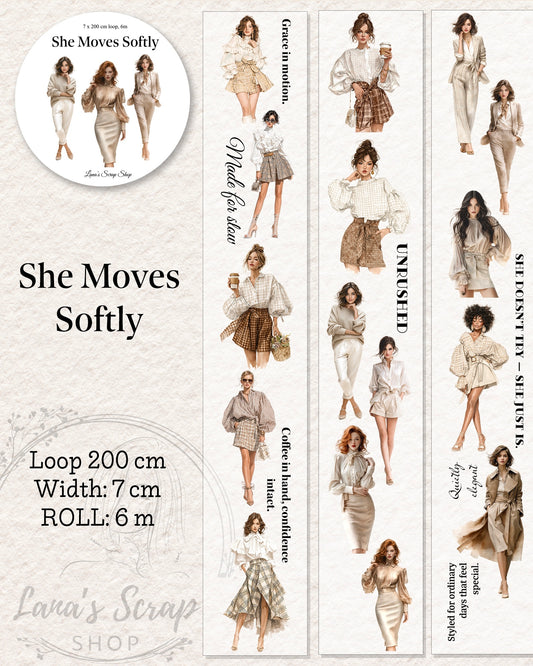 Pettape | she moves softly