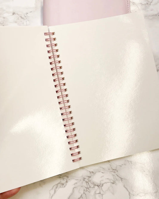 Herbruikbaar stickerboek | rose gold