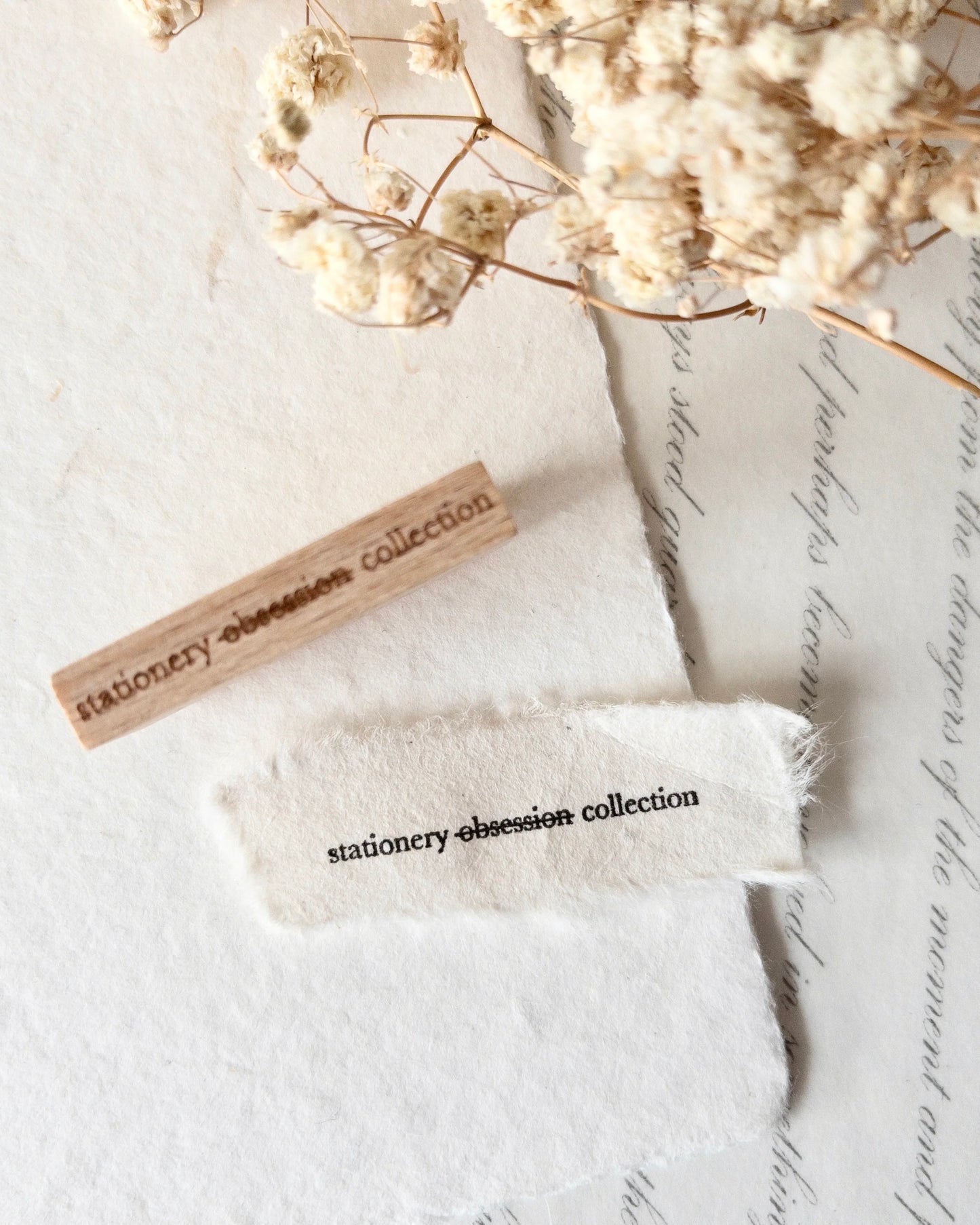 Houten stempel | stationary