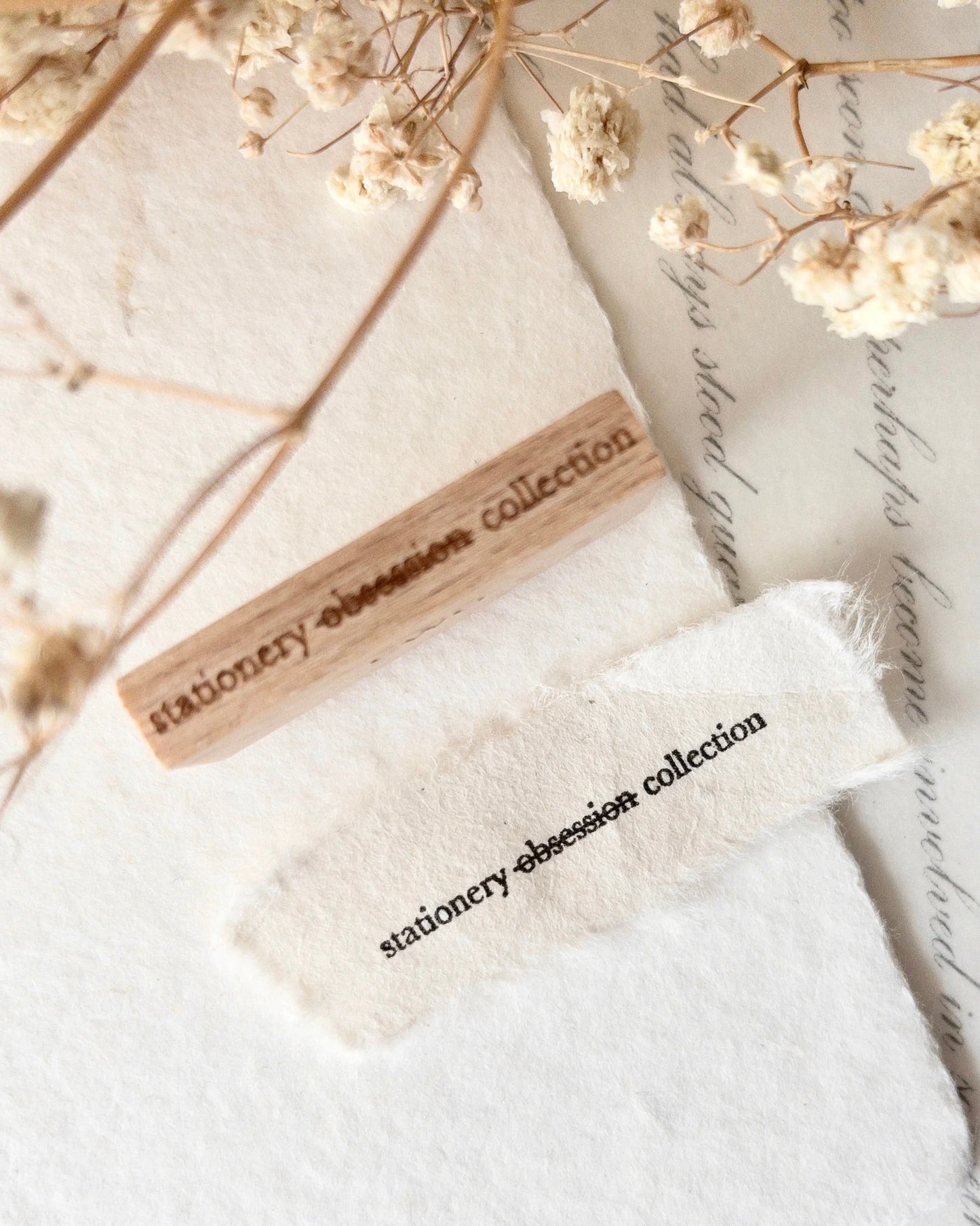 Houten stempel | stationary