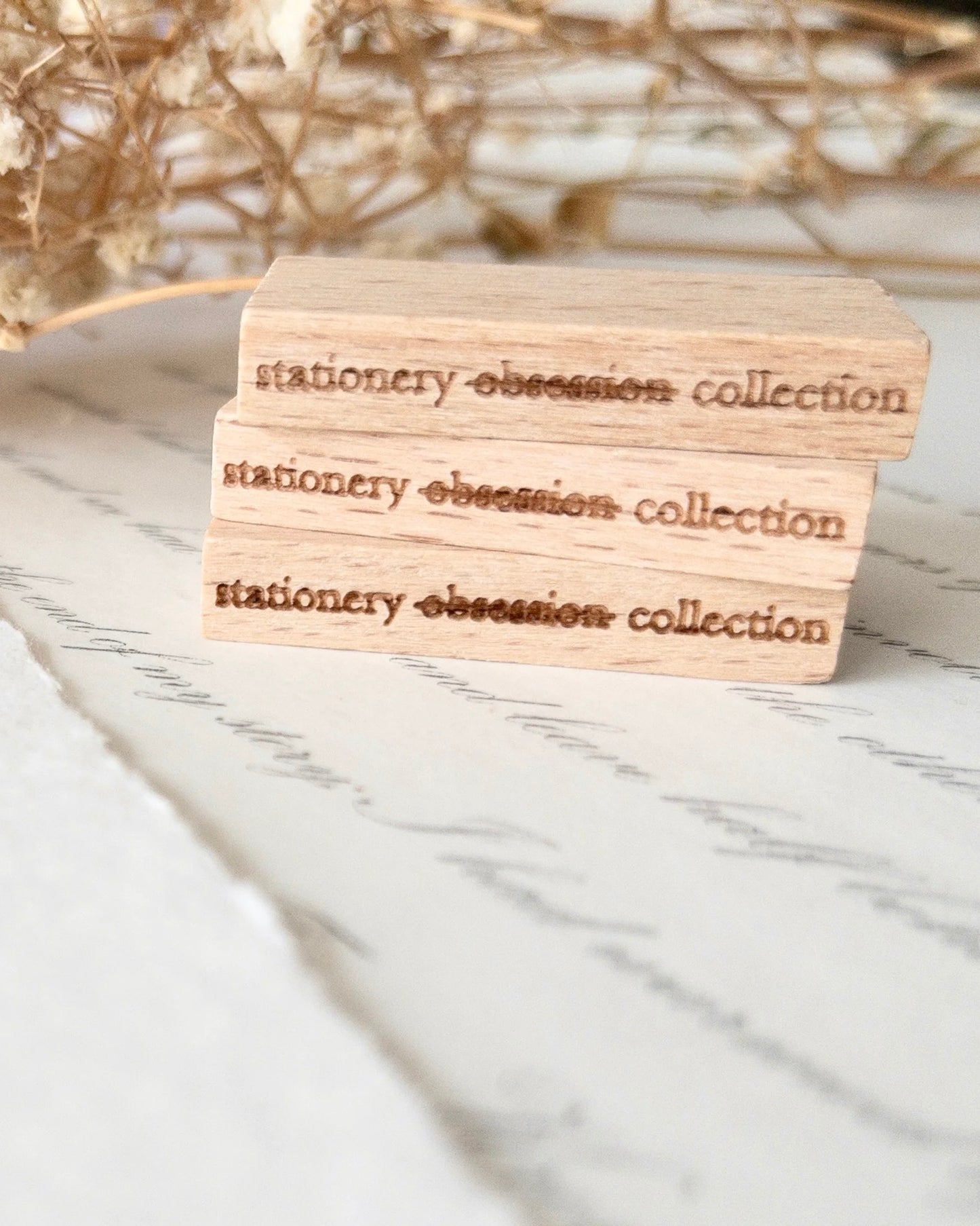 Houten stempel | stationary