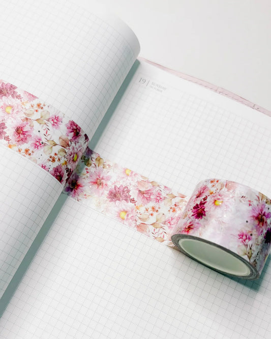 Washitape | pink flowers