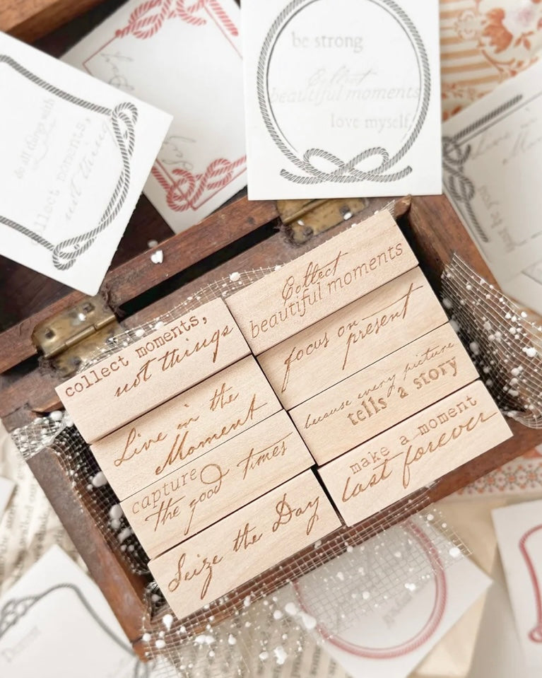 Houten stempel | capture the good things