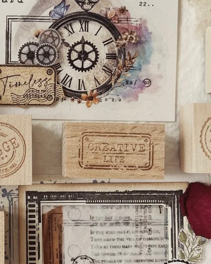 Houten stempel | creative life