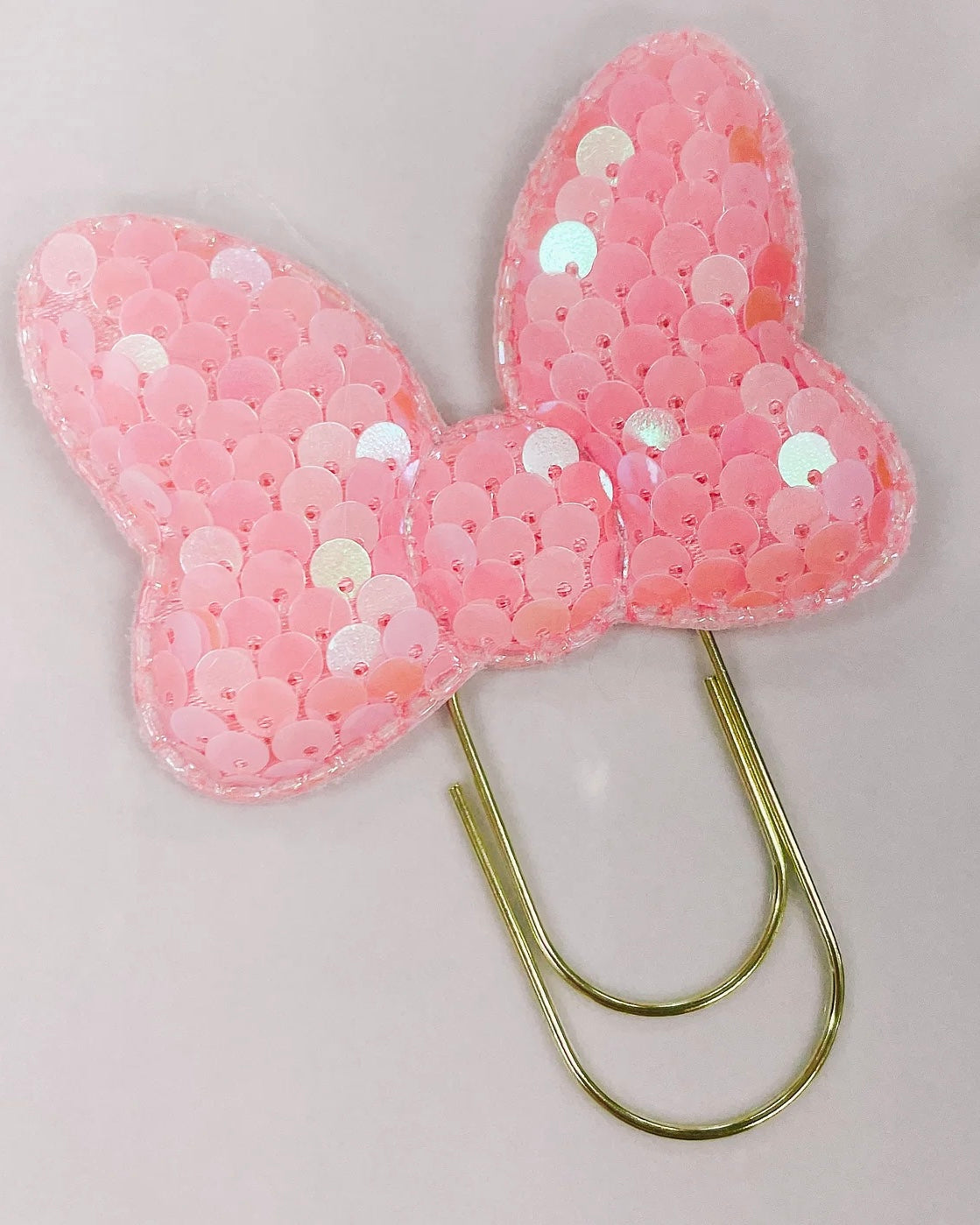 Plannerclip | pallette strik roze