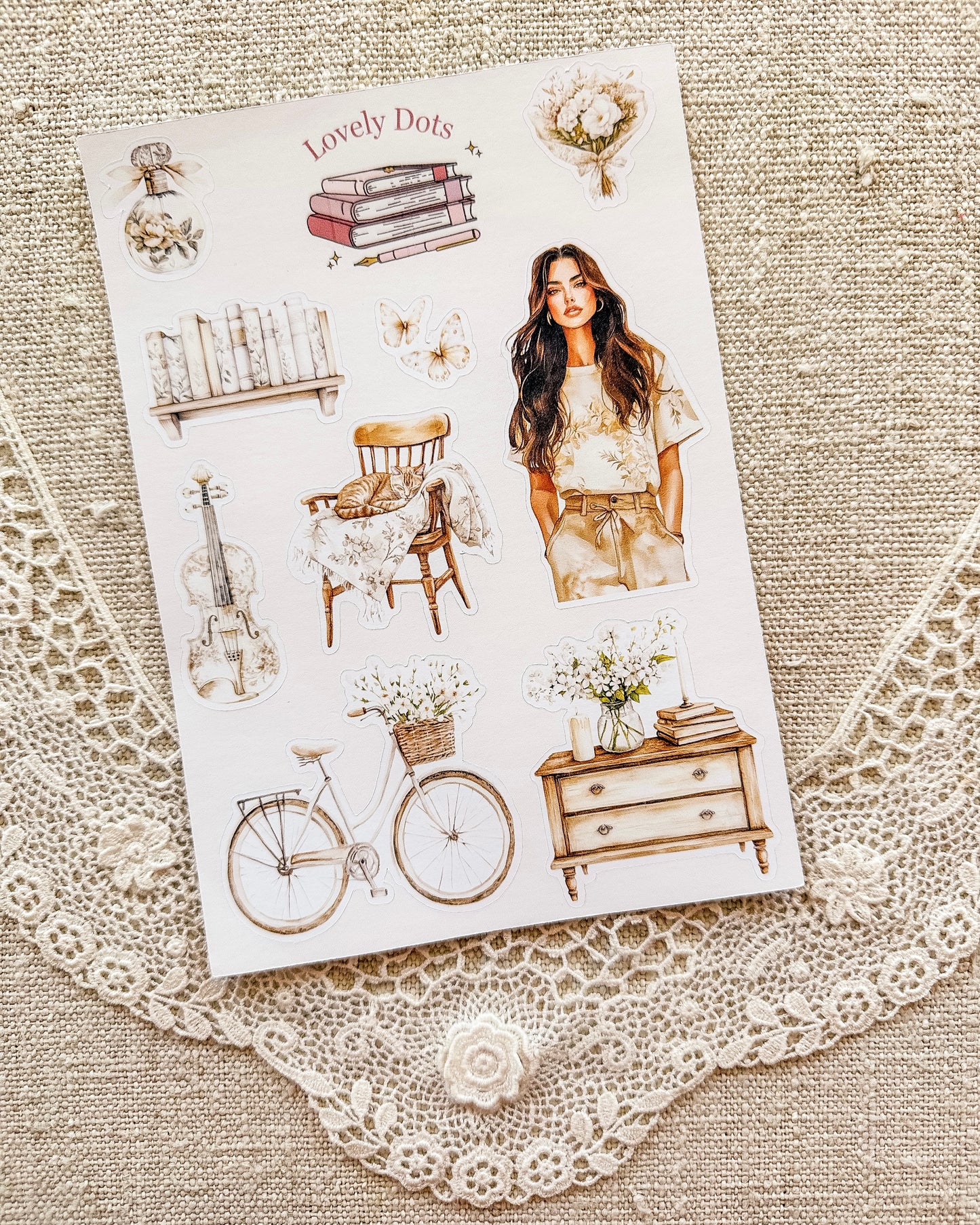 Stickervel | naturel spring 2
