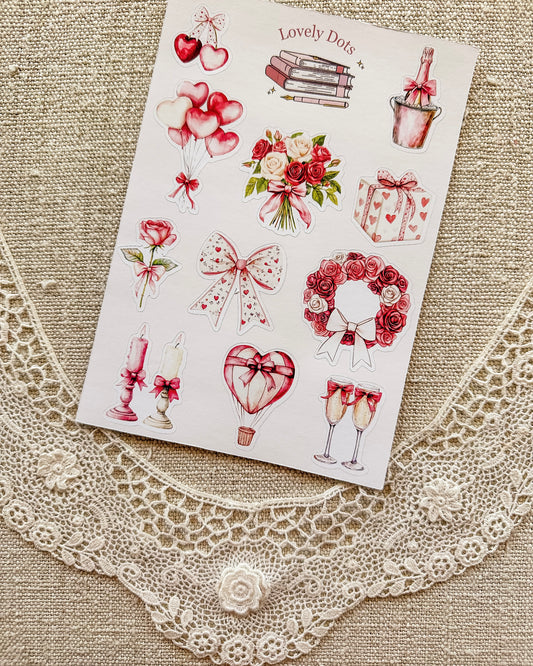 Stickervel | rode liefde 1
