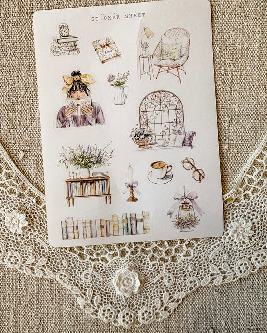 Stickervel | Lila books
