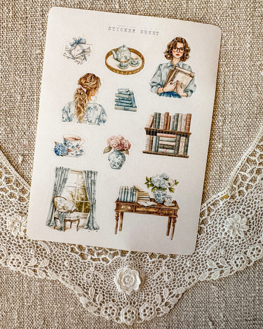 Stickervel | blue books