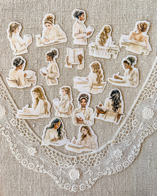 Stickers| planning girls beige