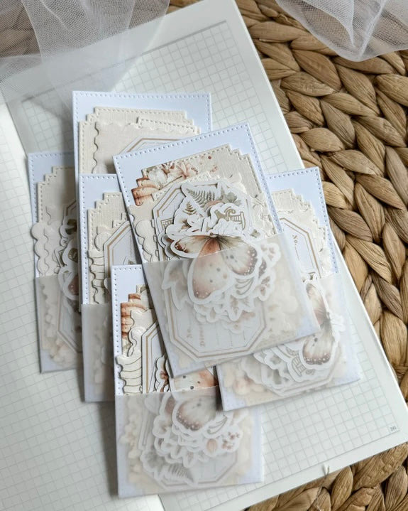 Papier/sticker set| floral pumpkins 20 st.