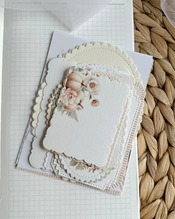 Papierset| soft pumpkin 30 st.