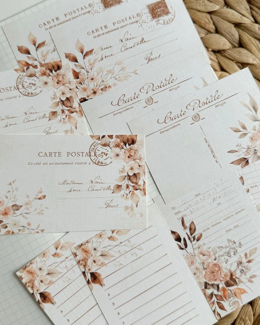 Papierset| journal kaartjes 10 st.