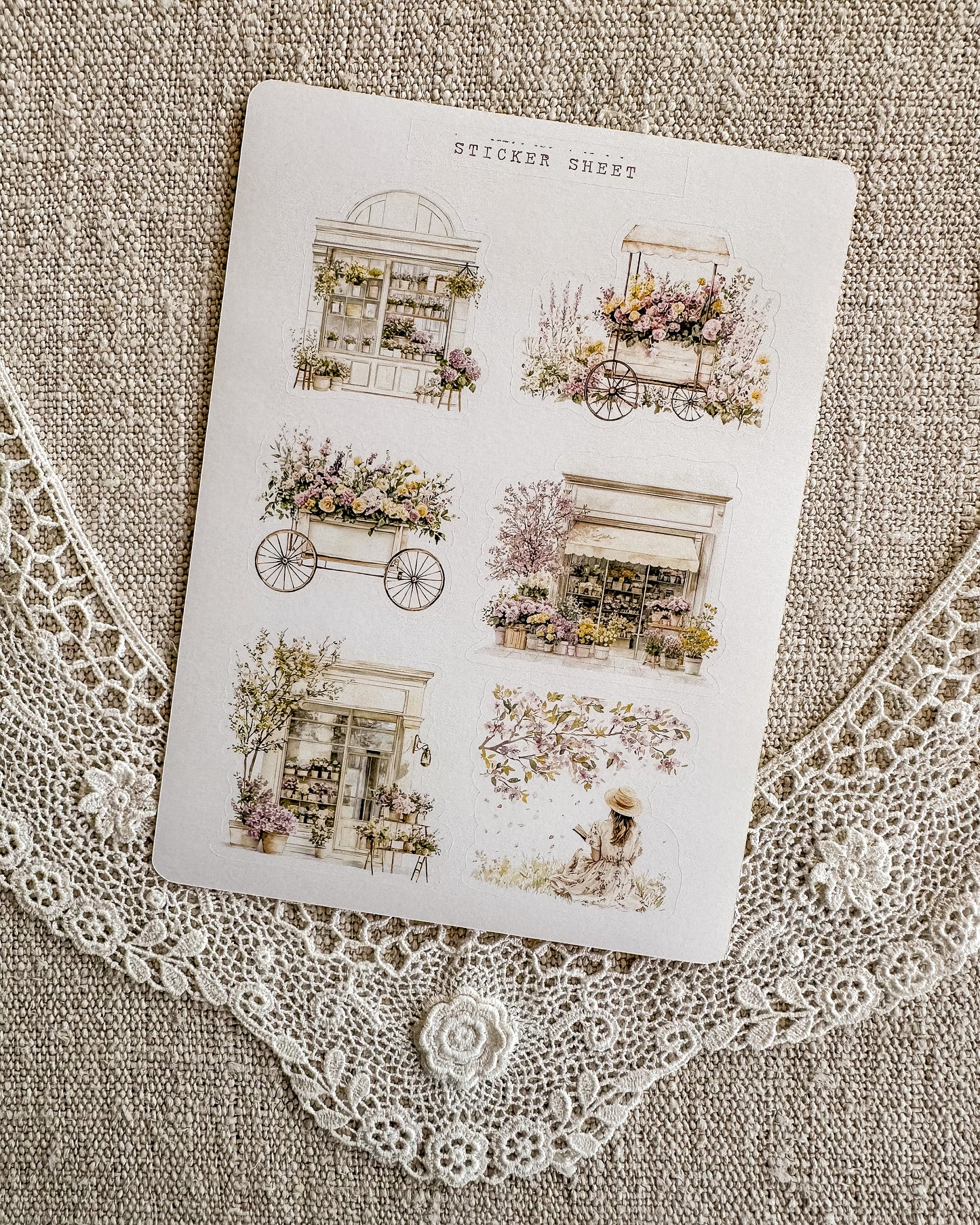 Stickervel | flower shop