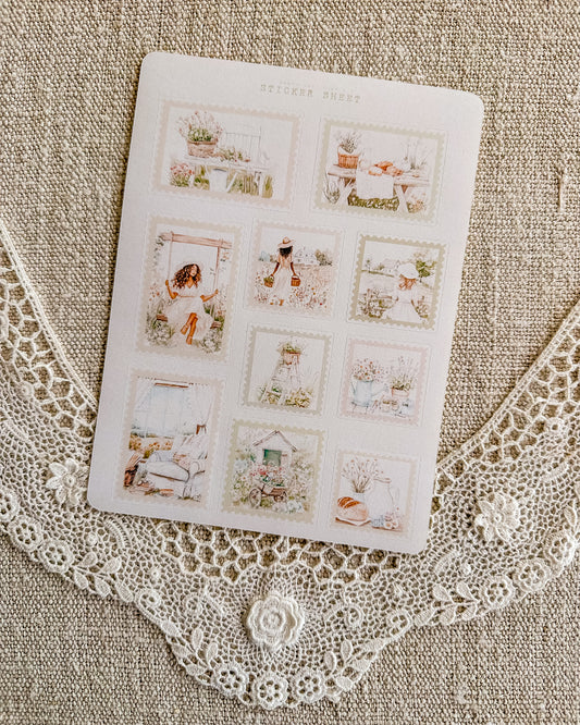 Stickervel | spring stamps 2