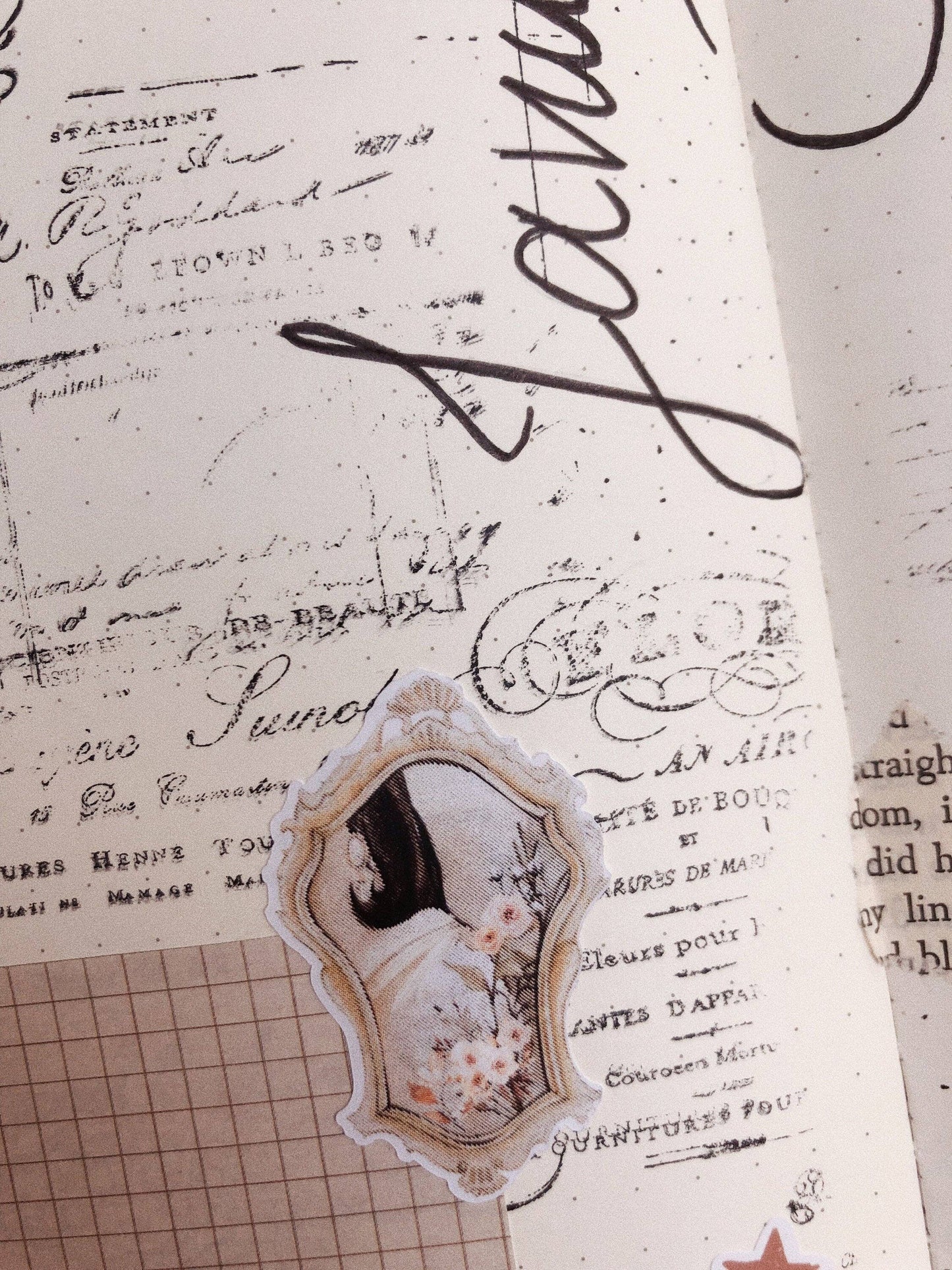 Stickervel | Vintage beauty