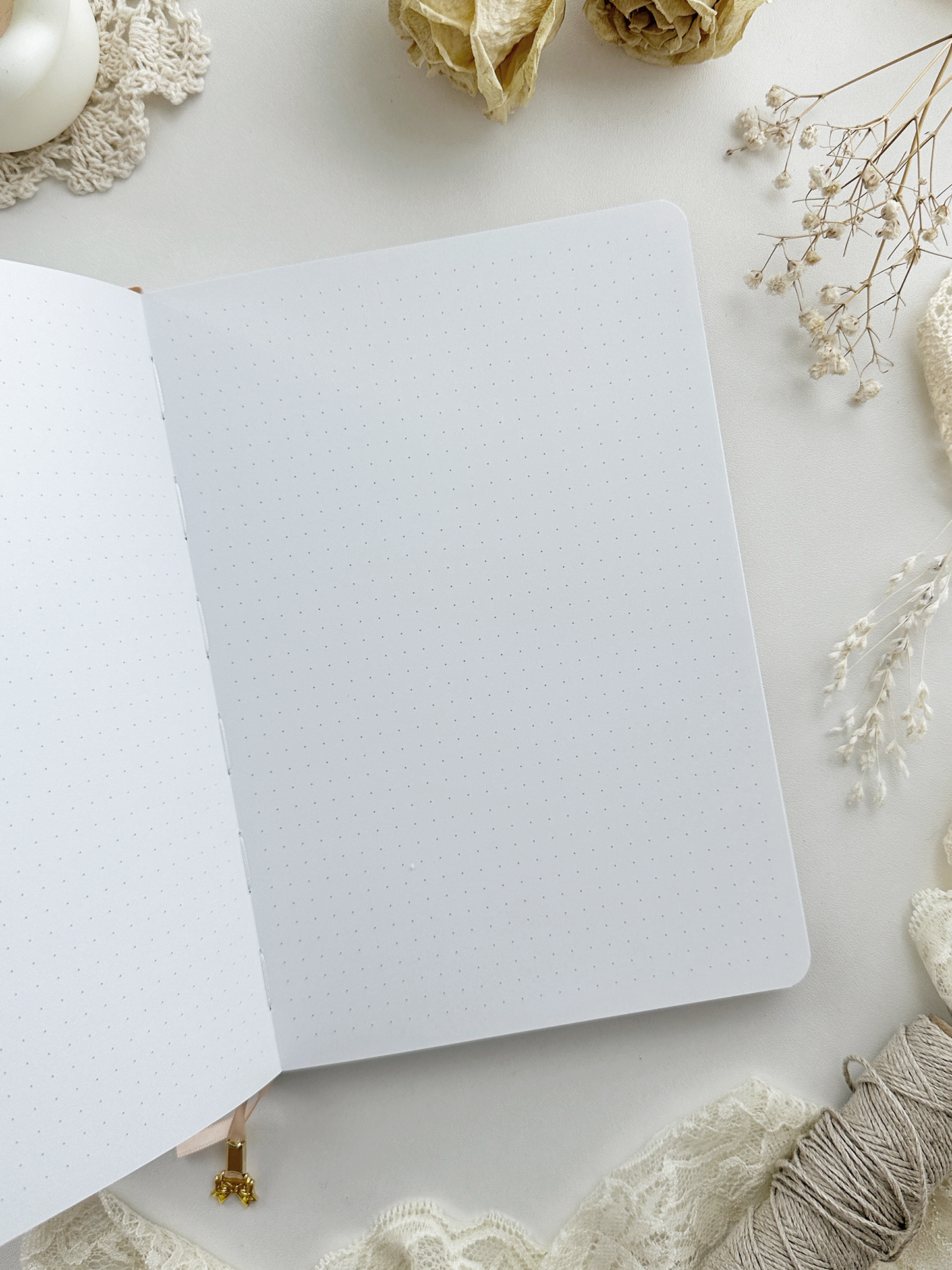 Journal bloemen kant | B5 | dot